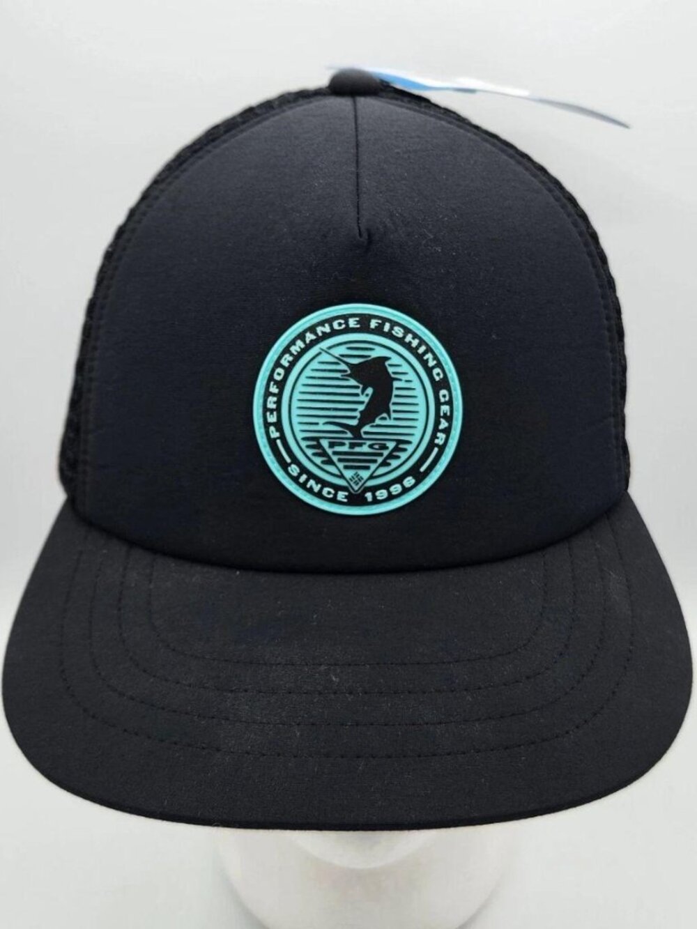 Columbia Sportswear Cap Men's Black PFG Skip Cast Mesh Snapback Fishing Hat NWT